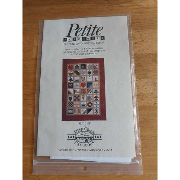 Petite Patchwork Deer Creek Dry Goods pattern - Picture 1 of 2